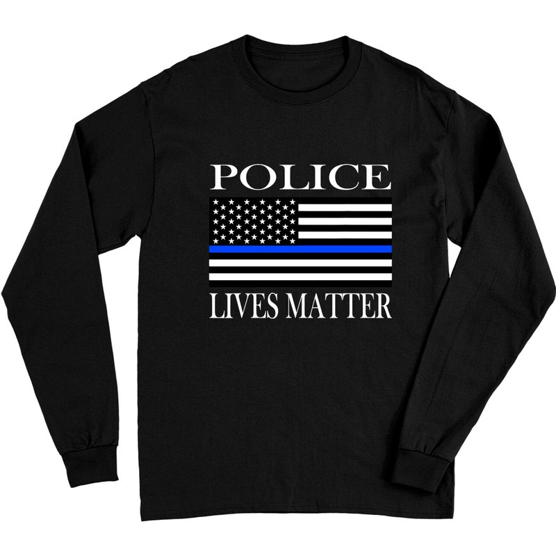 T-shirt à manches longues Police Lives Matter — T-shirts pour hommes