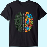 T-shirt Embrace Neurodiversity Brain pour hommes — T-shirts pour hommes
