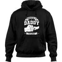 Hoodie à capuchon Promoted to Daddy Est.2022 — Sweats à capuche pour hommes