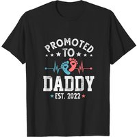 T-shirt Promoted To Daddy Est 2022 pour hommes