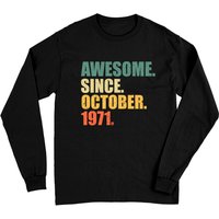 Awesome Depuis Octobre 1971 T-shirt à Manches Longues — T-shirts pour hommes