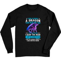 T-shirt à manches longues pour amateurs de dragons — T-shirts pour hommes