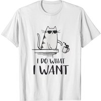 T-shirt I Do What I Want pour les amateurs de chats — T-shirts pour hommes