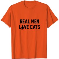Real Men Love Cats T-Shirt for Men