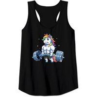 Débardeur Unicorn Weightlifting pour hommes - Noir — T-shirts pour hommes