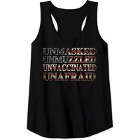 Débardeur Unmasked Unmuzzled Unvaccinated Unafraid pour hommes