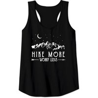 Hike More Worry Less Men's Tank Top for Nature Lovers — Mens T Shirts