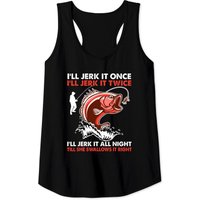 Je vais le faire une fois, je vais le faire deux fois T-shirt pour amoureux de la pêche