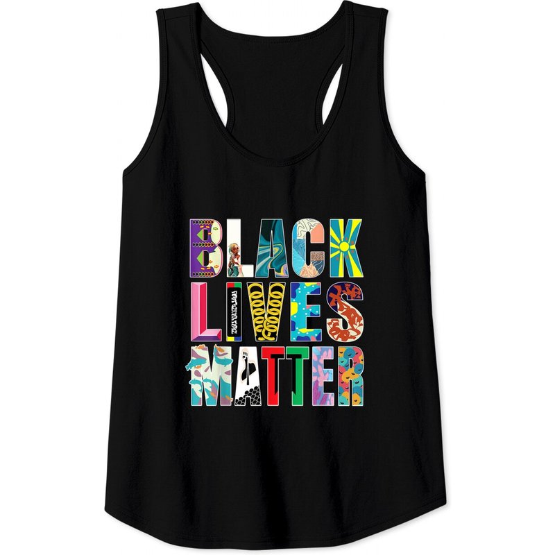 Black Lives Matter Celebrate Diversity Tank Top for Men — Mens T Shirts