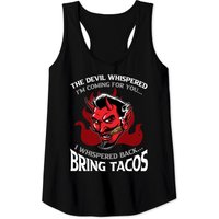 Funny Latin Devil Tacos Premium Tank Top for Men