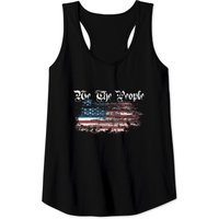 We The People Patriotic Tank Top for Men - Black — Mens T Shirts