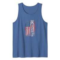 Vintage Grunge MAGA American Flag Lover Tank Top for Men — Mens T Shirts