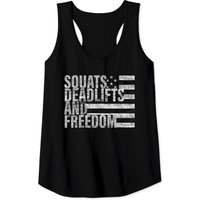 Squats Deadlifts And Freedom Gym Tank Top for Men