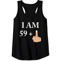 I Am 59 Plus 1 Funny 60th Birthday Tank Top for Men — Mens T Shirts