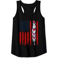 Débardeur Patriote Américain Drapeau et Fierté Autochtone pour Hommes — T-shirts pour hommes