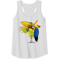 Débardeur Parrot in Margarita Drinking Glass pour hommes — T-shirts pour hommes
