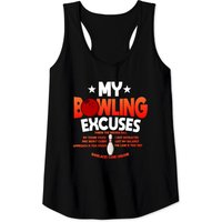 Funny Bowling Excuses Men's Tank Top