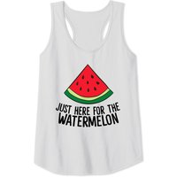 Just Here For The Watermelon Débardeur pour Hommes - Gris Foncé — T-shirts pour hommes