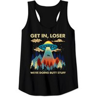 Débardeur Alien UFO Get In Loser pour hommes — T-shirts pour hommes
