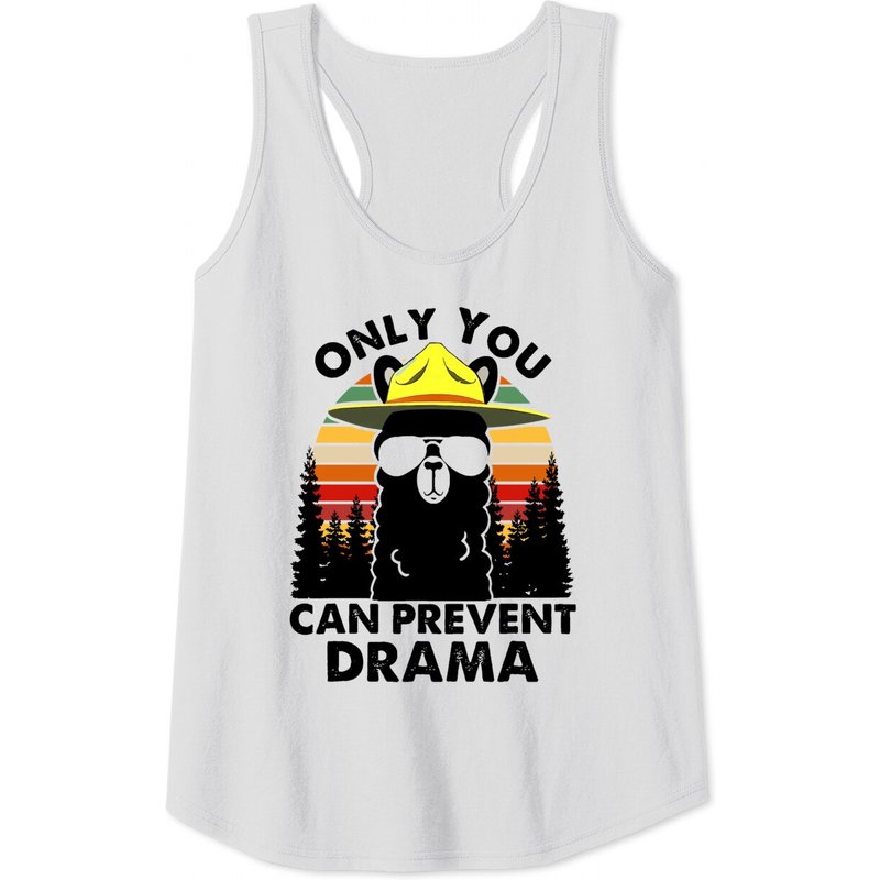 Only You Can Prevent Drama Farm Hat Tank Top pour hommes — T-shirts pour hommes