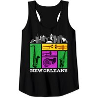 New Orleans Tank Top for Men - Black — Mens T Shirts