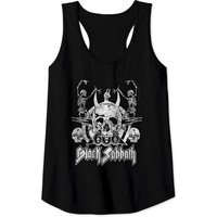 Black Sabbath Men's Vintage Concert Dancing Skeletons Tank Top — Mens T Shirts