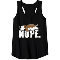 Débardeur Nope Lazy Basset Hound Dog Sleeping pour hommes