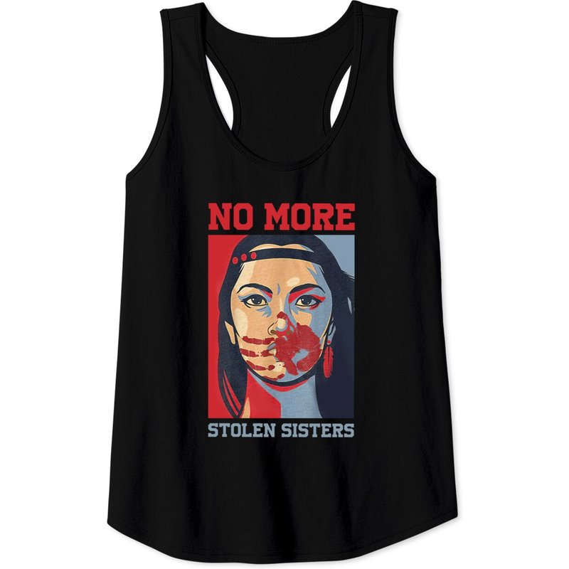 Débardeur No More Stolen Sisters pour hommes en noir — T-shirts pour hommes