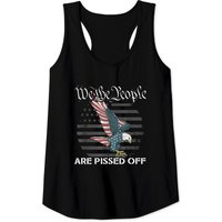 We The People Are Pissed Off Vintage USA Flag Débardeur — T-shirts pour hommes