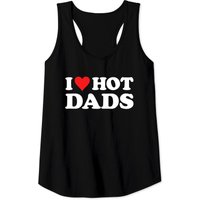 Débardeur I Love Hot Dads pour hommes en noir
