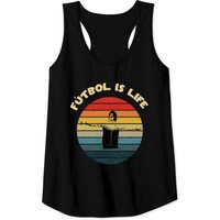 Débardeur Futbol Is Life pour hommes en noir — T-shirts pour hommes