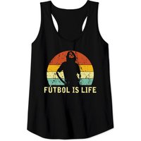 Débardeur Futbol Is Life pour hommes en noir — T-shirts pour hommes