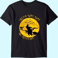 T-shirt Salem 1692 1693 Vous Avez Manqué Une Sorcière Sur Un Balai — T-shirts pour hommes