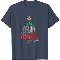 T-shirt de Noël Holly Dolly de Dolly Parton pour hommes — T-shirts pour hommes