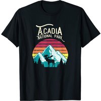 Vintage Acadia National Park Moose T-Shirt for Men