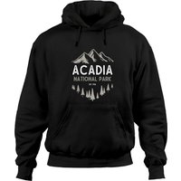 Hoodie Souvenir Vintage Acadia National Park Est 1916 — Sweats à capuche pour hommes