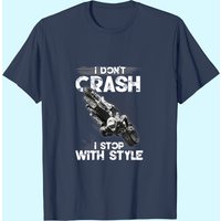 T-shirt pour hommes I Don't Crash - I Stop With Style — T-shirts pour hommes