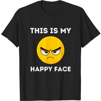 T-shirt pour hommes avec visage grincheux — T-shirts pour hommes