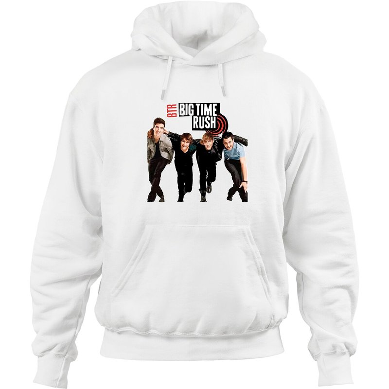 Big Time Rush Music Band Hoodie for Adults — Mens Hoodies