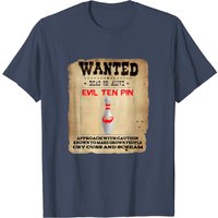 T-shirt à manches courtes Evil Ten Pin 10 Bowling pour hommes — T-shirts pour hommes