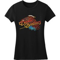 The Doobie Brothers Jr Eagle Black T-Shirt for Men — Mens T Shirts