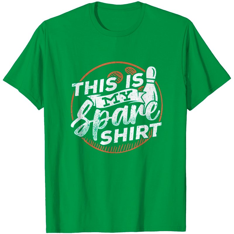 This Is My Spare Shirt - Bowling Action T-Shirt for Men — Mens T Shirts