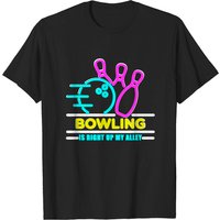 T-shirt pour hommes Bowling Is Right Up My Alley — T-shirts pour hommes