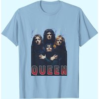 T-Shirt Vintage Style Queen pour Hommes en Noir