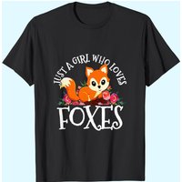 Just A Girl Who Loves Foxes Men's T-Shirt