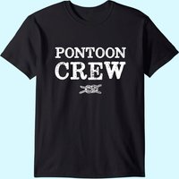 T-shirt Captain de l'équipage de ponton Boat Gifts pour hommes