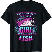 Laisse cette fille te montrer comment pêcher T-shirt