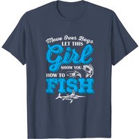 Laisse cette fille te montrer comment pêcher T-shirt — T-shirts pour hommes
