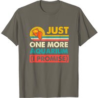 Just One More Aquarium I Promise T-shirt Vintage Poisson Rouge — T-shirts pour hommes