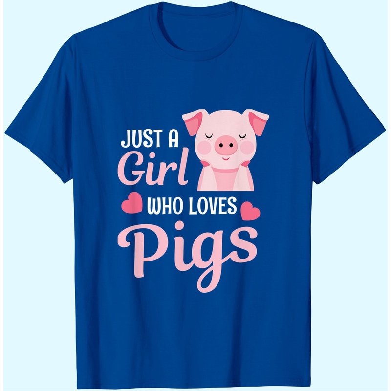 Juste une fille qui aime les cochons T-shirt pour hommes — T-shirts pour hommes